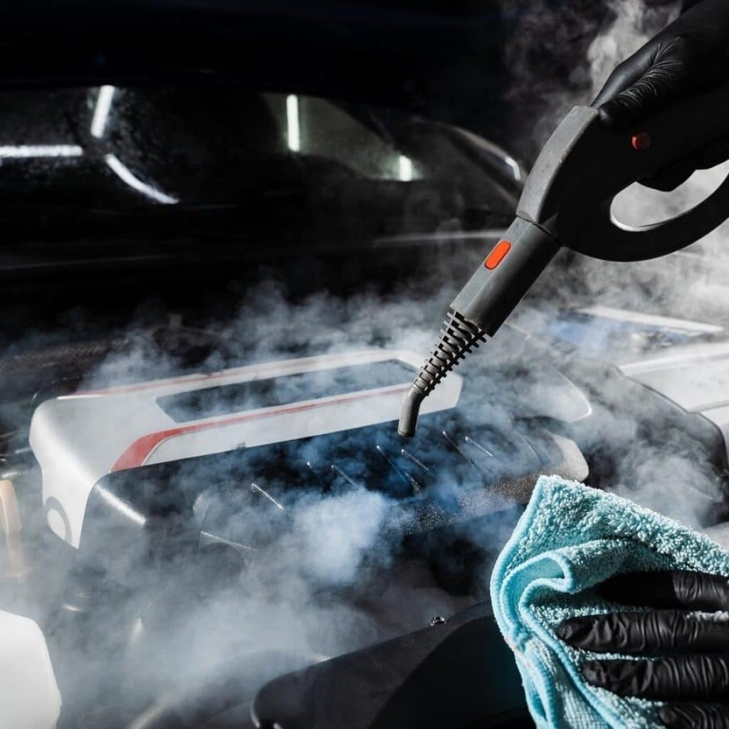 ძრავის ქიმწმენდა - ძრავის წმენდა ორთქლით